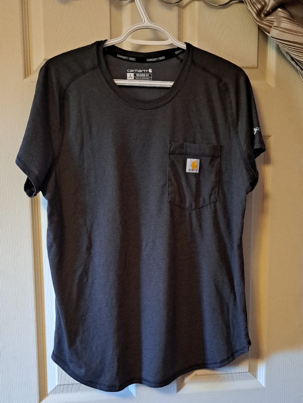 Carhartt Men's Dark Gray Short Sleeve Pocket Tee